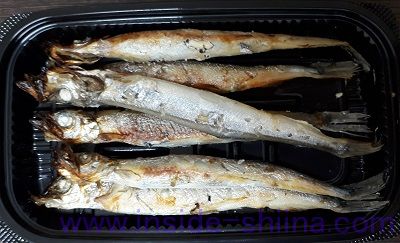 子持ちししゃも塩焼き見た目