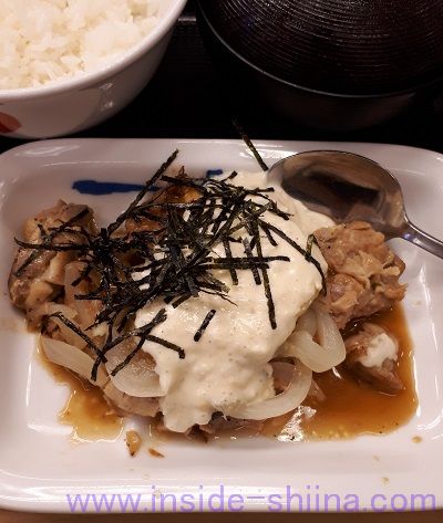 和風タルタルチキン定食ポテトサラダセット