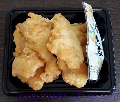 ポン酢で食べる鶏天