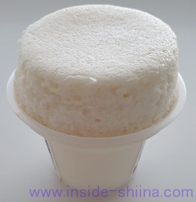 まっ白ミルクのスフレ・プリン（ファミマ）見た目