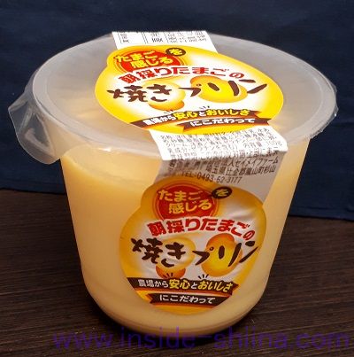 たまごを感じる朝採りたまごの焼きプリン