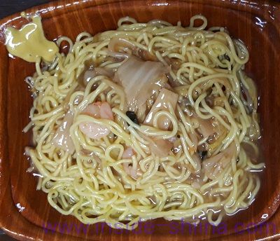 五目あんかけ焼きそば(ミニストップ)見た目