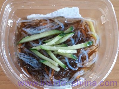 もずくと春雨のさっぱりサラダ(ファミマ)見た目