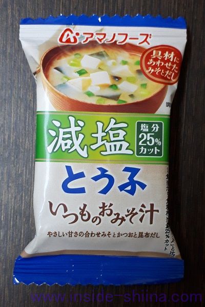 減塩いつものおみそ汁とうふ(アマノフーズ)