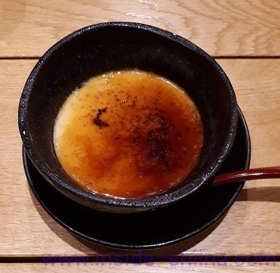 うまやの楽屋 有楽町店の「アイスブリュレ」税抜300円