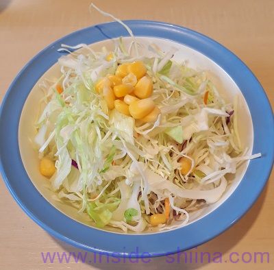 松屋のサラダ