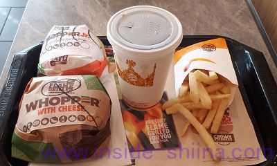 バーガーキング メニュー カロリー 糖質 脂質 一覧表