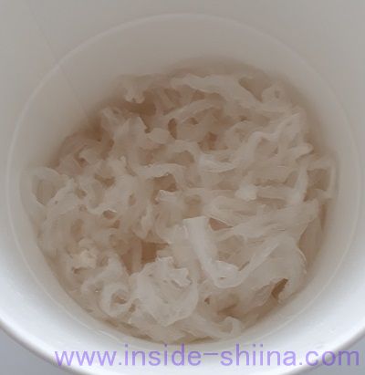 汁なし麺0 麻辣担々麺 麺の見た目