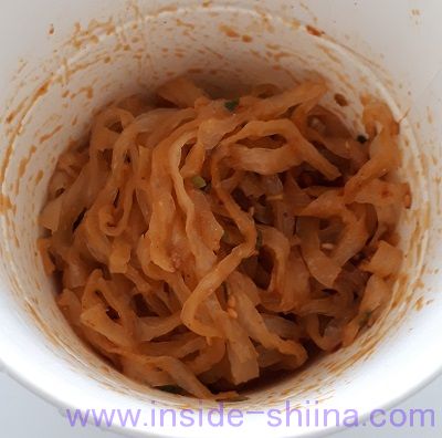 汁なし麺0 麻辣担々麺 完成後の見た目