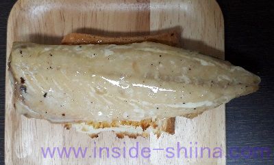 フィレ焼きさば(カルディ) サバサンド