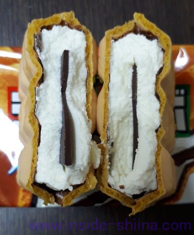 チョコモナカジャンボ(森永製菓)板チョコ