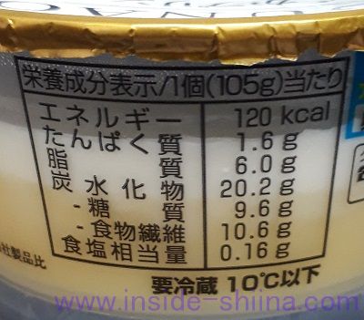 SUNAO なめらかプリンとろっとクリームのせ カロリー 糖質