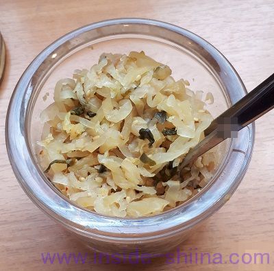 やよい軒 卓上 漬物