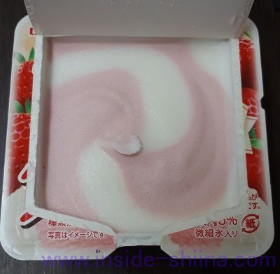 爽 練乳いちご（ロッテ） 見た目