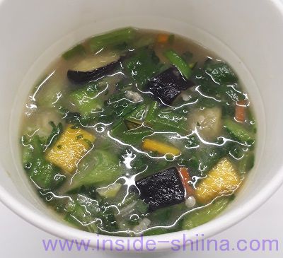 1食分の野菜が摂れるおみそ汁(ローソン) 見た目
