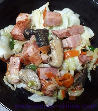 お料理ベーコン(丸大食品) 野菜炒め