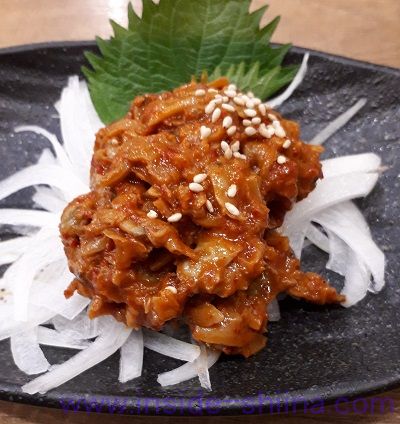 あさりのチャンジャ（磯丸水産）