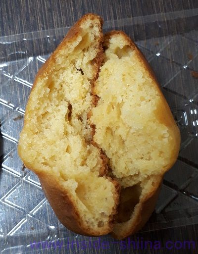 しっとり甘食国産小麦粉使用2個入 断面