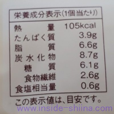 たまごのしっとりパン2個入 カロリー 糖質