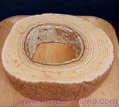 長崎バウムクーヘン 中 見た目