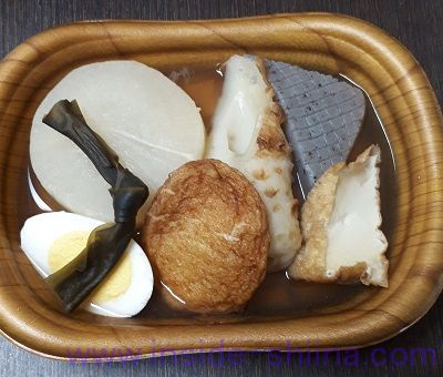 7品目の自家製煮込みおでん 見た目