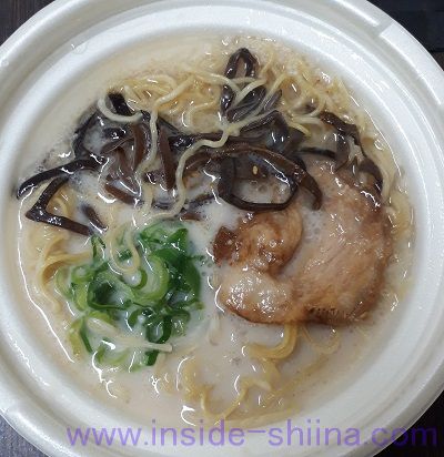 一風堂監修博多とんこつラーメン（セブン） 見た目