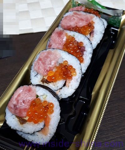 海鮮太巻(いくら・まぐろのせ)