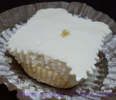 2層の贅沢チーズケーキ 見た目