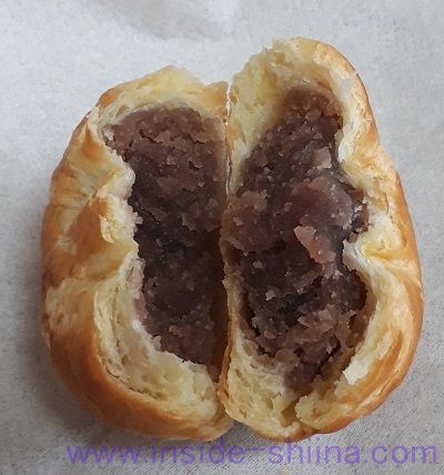 ヤマザキ パイまんじゅうこしあんの見た目