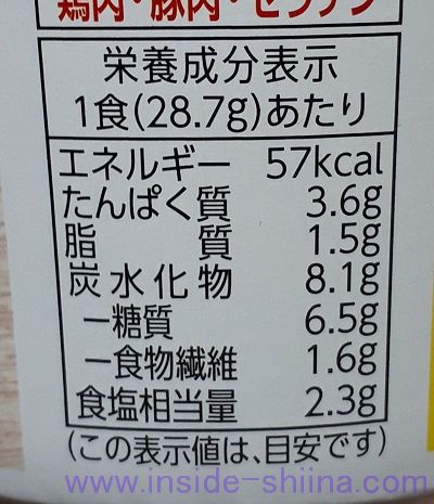 国産鶏だんご汁ゆず香る4種の野菜（ファミマ） カロリー 糖質
