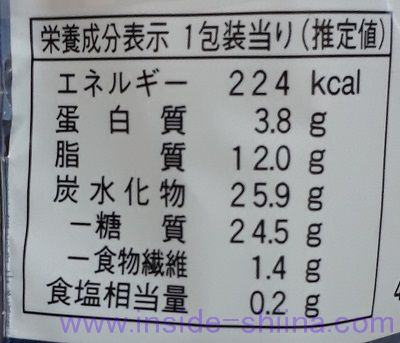 あんこと黒蜜のシュークリーム（ファミマ） カロリー 糖質