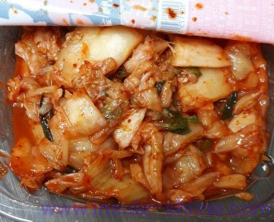 赤から監修 甘辛キムチ(東海漬物) 見た目