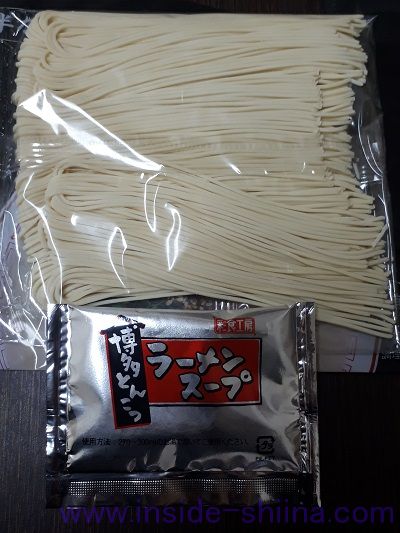 博多とんこつラーメン 中身