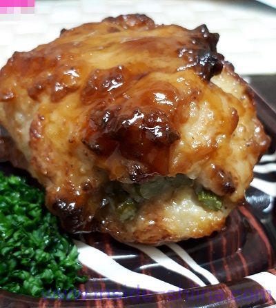 アスパラチーズチキンロール 見た目