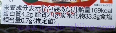 大根葉入り鯖ほぐしおにぎり（ミニストップ） カロリー 糖質