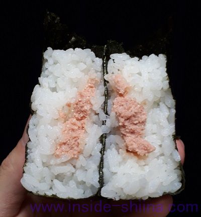熟成焼たらこおにぎり（ファミマ） 中身