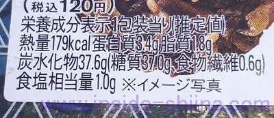 ピリ辛高菜おにぎり（ファミマ） カロリー 糖質