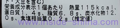 ダブルチョコデニッシュ カロリー 糖質