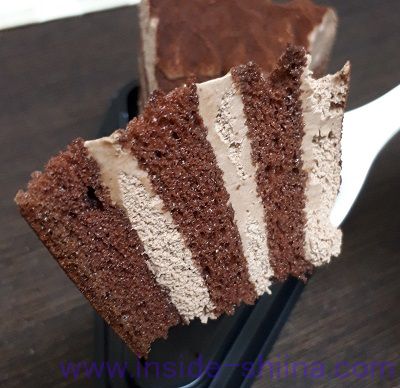 チョコレートケーキ 一口