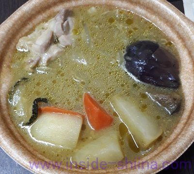 グリーンカレースープ 見た目