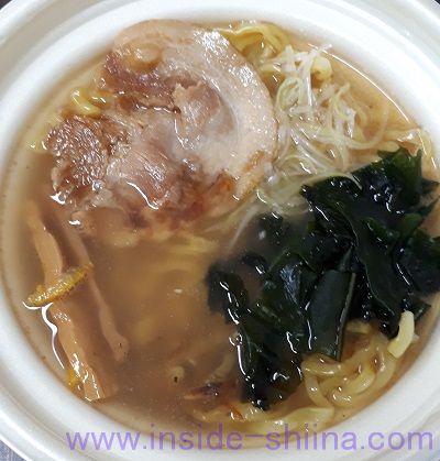 焼あごだし塩ラーメン（セブン） 見た目