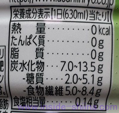 十六茶プラスのカロリー、糖質は！