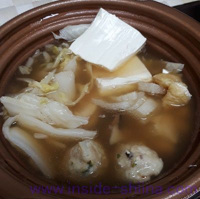 だし香る鶏ちゃんこ鍋（セブン） 見た目