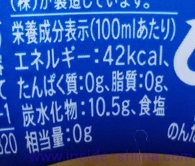 オランジーナの栄養成分！カロリー、糖質は！