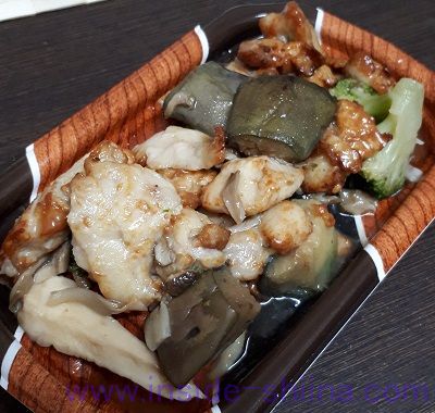 3種のきのことガーリックチキン