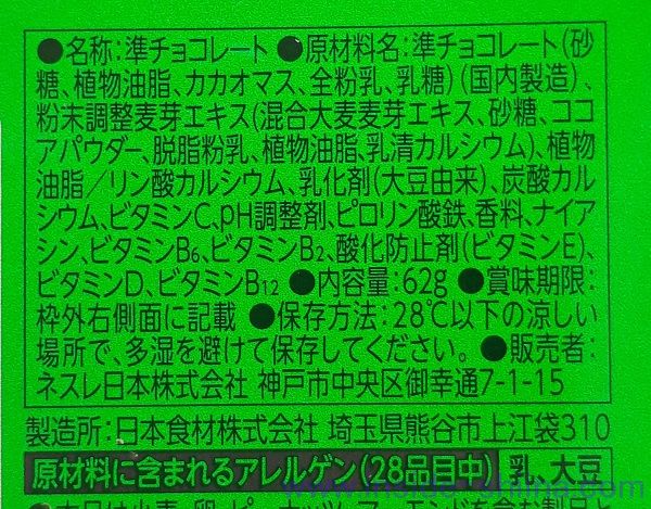 ミロボックスの原材料は！