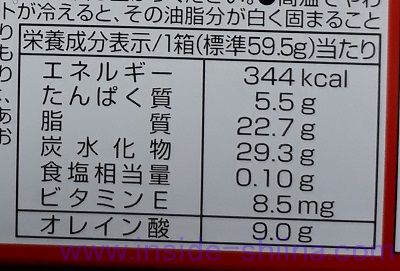 グリコ アーモンドピーク、1個のカロリー、糖質、脂質は！