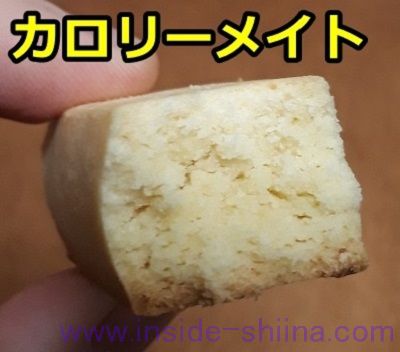 カロリーメイト チーズ味 断面