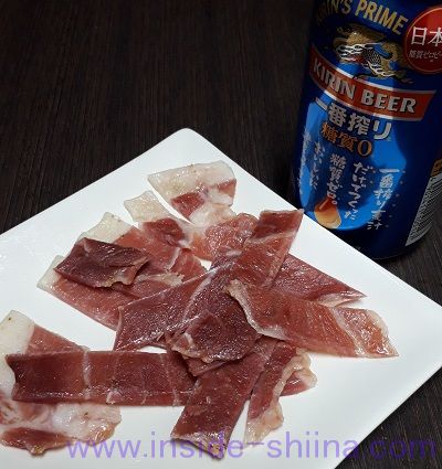日向おさつポーク しっとり生ジャーキー ビール