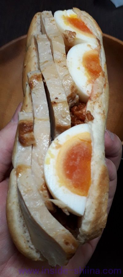 たんぱく質が摂れるチキン&エッグ（セブン） 見た目